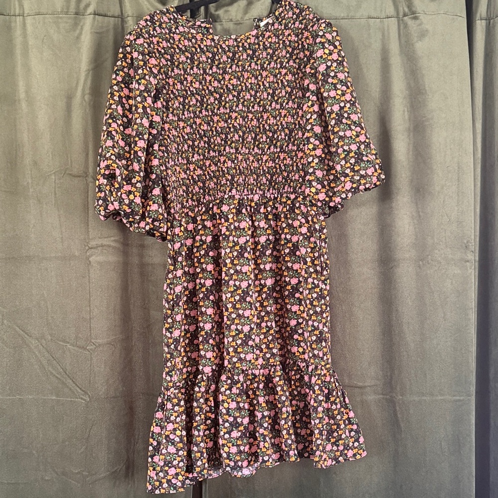 Floral Smocked Dress